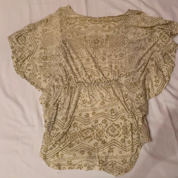 Flutter Sleeve Aztec Top - Picture 2 of 4